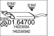 Endschalldämpfer MTS 01.64700