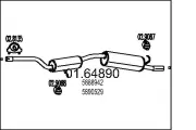 Endschalldämpfer MTS 01.64890