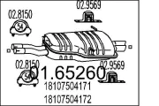 Endschalldämpfer MTS 01.65260