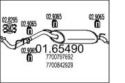 Endschalldämpfer MTS 01.65490