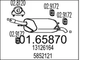 Endschalldämpfer MTS 01.65870