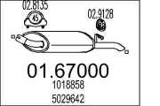 Endschalldämpfer MTS 01.67000