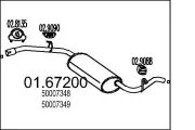 Endschalldämpfer MTS 01.67200