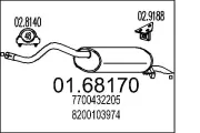 Endschalldämpfer MTS 01.68170
