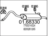 Endschalldämpfer MTS 01.68330