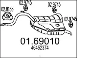 Endschalldämpfer MTS 01.69010