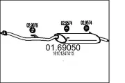 Endschalldämpfer MTS 01.69050