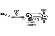 Endschalldämpfer MTS 01.69060
