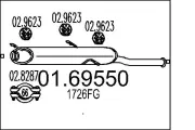 Endschalldämpfer MTS 01.69550