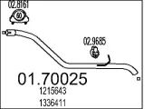 Abgasrohr MTS 01.70025