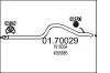 Abgasrohr hinten MTS 01.70029