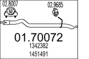 Abgasrohr MTS 01.70072