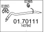 Abgasrohr hinten MTS 01.70111