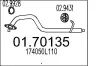 Abgasrohr hinten MTS 01.70135