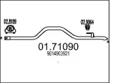 Abgasrohr hinten MTS 01.71090
