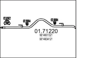 Abgasrohr hinten MTS 01.71220