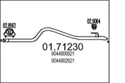Abgasrohr hinten MTS 01.71230