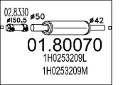 Mittelschalldämpfer MTS 01.80070