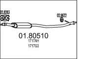 Mittelschalldämpfer MTS 01.80510