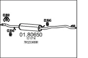 Mittelschalldämpfer MTS 01.80650