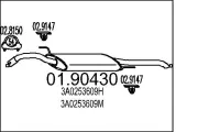 Endschalldämpfer MTS 01.90430