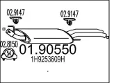 Endschalldämpfer MTS 01.90550