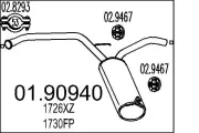 Endschalldämpfer MTS 01.90940