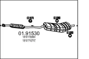 Endschalldämpfer MTS 01.91530