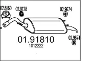 Endschalldämpfer MTS 01.91810