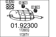 Endschalldämpfer MTS 01.92300