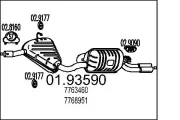 Endschalldämpfer MTS 01.93590