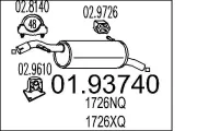 Endschalldämpfer MTS 01.93740