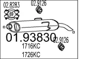 Endschalldämpfer MTS 01.93830