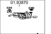 Endschalldämpfer MTS 01.93870