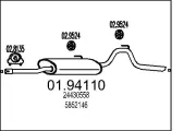 Endschalldämpfer MTS 01.94110