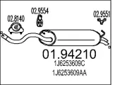 Endschalldämpfer MTS 01.94210