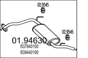 Endschalldämpfer MTS 01.94630