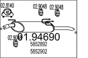 Endschalldämpfer MTS 01.94690