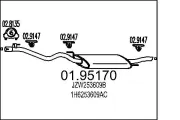 Endschalldämpfer MTS 01.95170