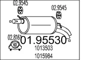 Endschalldämpfer MTS 01.95530