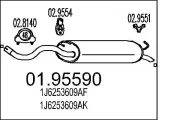 Endschalldämpfer MTS 01.95590