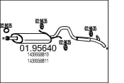 Endschalldämpfer MTS 01.95640