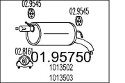 Endschalldämpfer MTS 01.95750