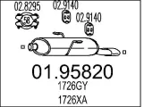 Endschalldämpfer MTS 01.95820