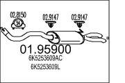 Endschalldämpfer MTS 01.95900