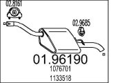 Endschalldämpfer MTS 01.96190