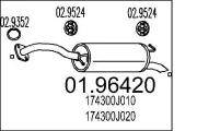 Endschalldämpfer MTS 01.96420