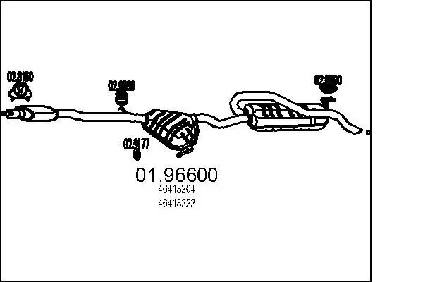 Endschalldämpfer MTS 01.96600
