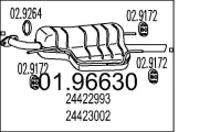 Endschalldämpfer MTS 01.96630