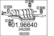 Endschalldämpfer MTS 01.96640